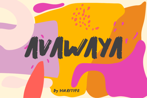 Avawaya: A Bold, Hand-Crafted Script Font for Makers