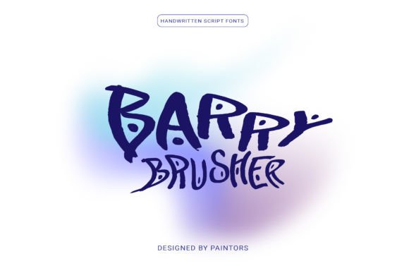 Barry Brusher: A Handmade Script Font for Crafters & Sellers