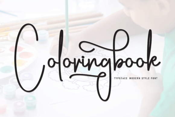 Coloringbook: A Handwritten Font with Editorial Warmth