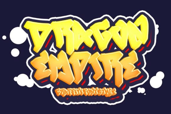 Dragon Empire: A Bold Display Font for Hero Sections & Brand Identity