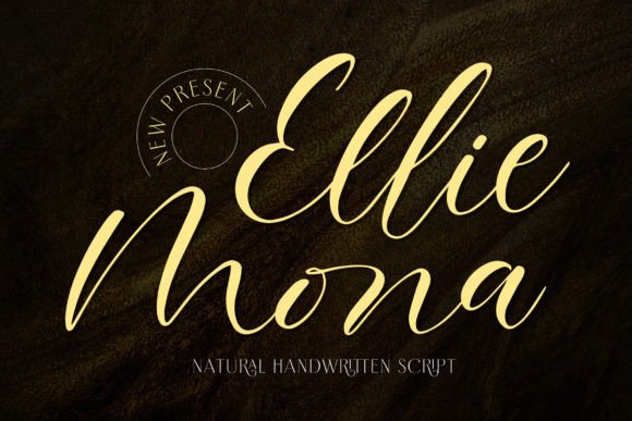 Ellie Mona: A Balanced Script Font for Small Business Branding