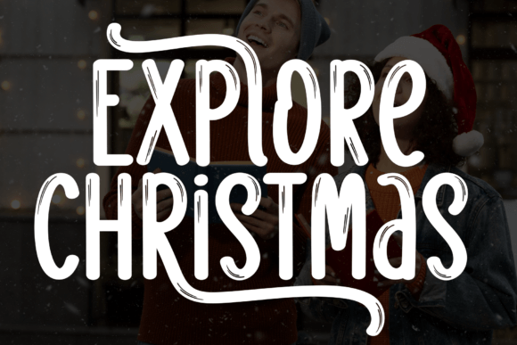 Explore Christmas: A Handwritten Font for Warm, Human Editorial Moments