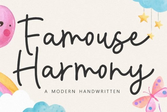 Famous History: A Modern Monoline Handwritten Font for Digital Branding