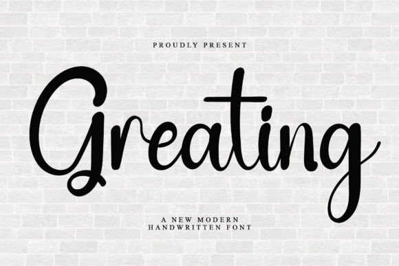 Greating: A Handwritten Font That Feels Like a Signature