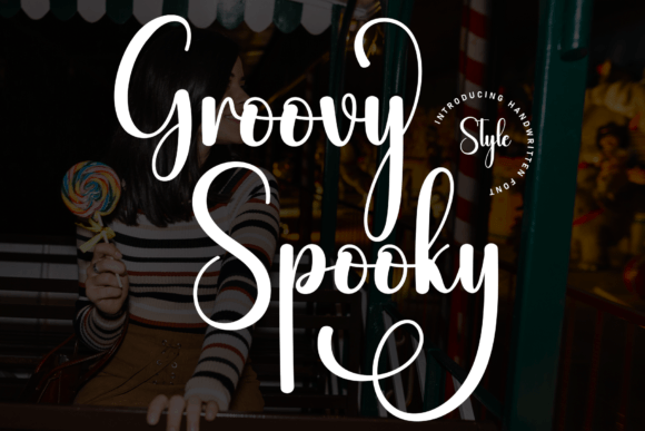 Groovy Spooky: A Friendly Handwritten Display Font for Warm Editorial Moments