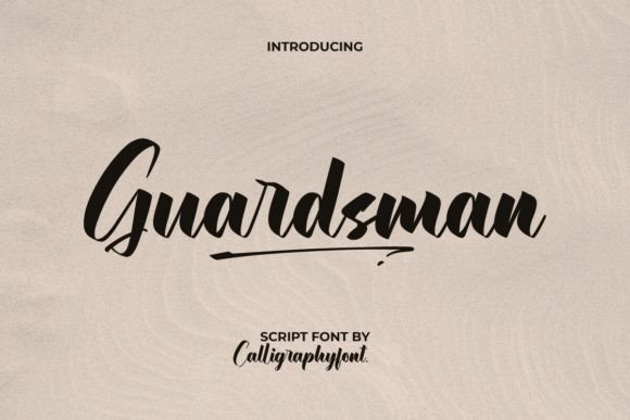 Guardsman Font: A Classy Script That Elevates Your Brand