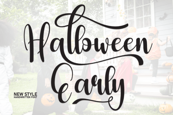 Halloween Early: A Sweet Handwritten Font for Crafters
