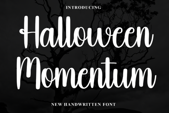 Halloween Momentum: A Handwritten Font That Feels Like Magic