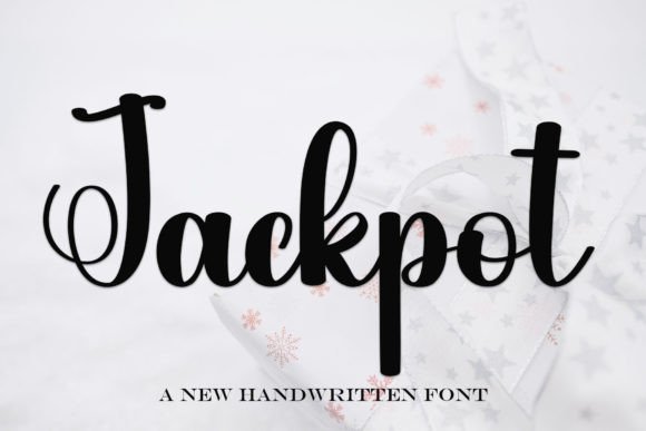 Jackpot: A Handwritten Font That Elevates Your Brand