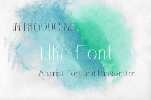 Like Font: A Warm, Handwritten Script for Digital Branding