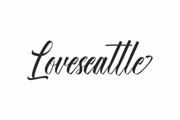Loveseattle: A Modern Script Font for Editorial Design