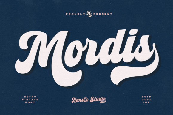 Mordis: A Retro Vintage Font for Editorial Charm