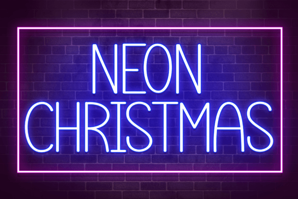 Neon Christmas: A Friendly Handwritten Font for Digital Brand Moments