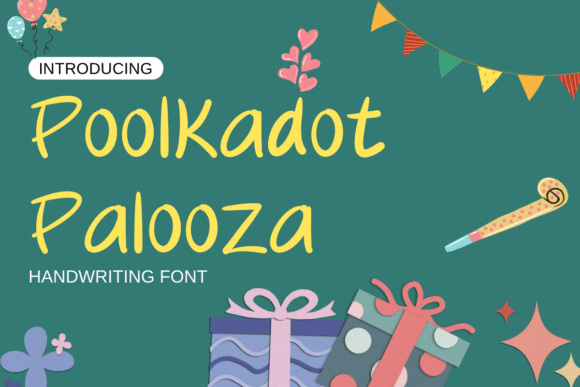 Poolkadot Palooza: A Handcrafted Script Font That Makes Your Brand Feel Human