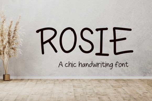 Rosie: A Sweet, Friendly Handwritten Font for Real Branding