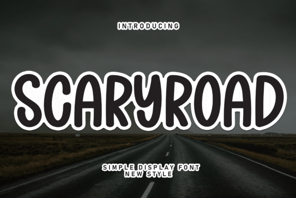 Scaryroad: A Display Font with Editorial Character