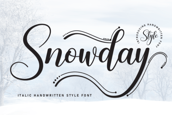 Snowday: A Handwritten Font That Makes Your Brand Feel Warm and Intentional