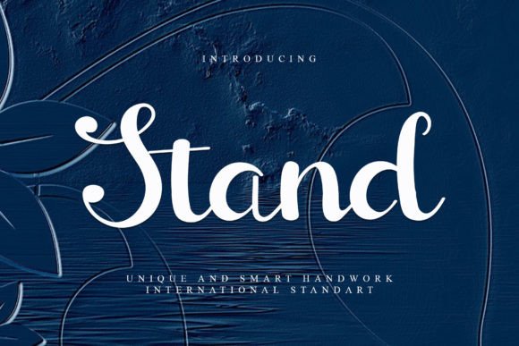 Stand: A Refined Script Font for Thoughtful Branding