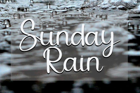 Sunday Rain: A Friendly Handwritten Font for Real Small Businesses