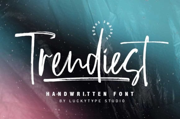 Trendiest: A Bold Handwritten Font for Crafters & Sellers