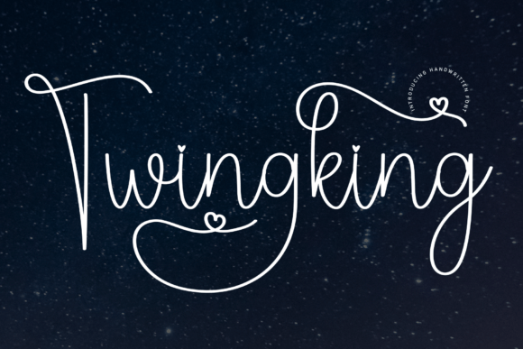 Twingking: A Sweet, Friendly Handwritten Font for Small Business Brands